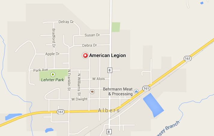 Albers American Legion Map